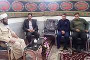 دیدار پرسنل شبکه دامپزشکی با امام جمعه شهرستان باخرز به مناسب روز ملی دامپزشکی