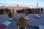 مراسم کوهپیمایی و حضور بر مزار شهدا در کوهسنگی مشهد