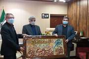 دیدار مدیر کل دامپزشکی خراسان رضوی با مدیر کل آموزش و پرورش به مناسبت روز معلم 