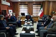 دیدارریاست شبکه و مدیران تعاونی مرغداران و کشتارگاه طیور  با فرماندار شهرستان مه ولات