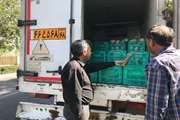 نظارت شبکه دامپزشکی شهرستان فریمان بر حمل و توزیع بهداشتی گوشت مرغ تازه و منجمد 