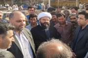 بازدید نماینده مجلس شورای اسلامی، فرماندار و دیگر مسئولین شهرستان از میدان عرضه دام کاشمر