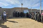 برگزاری کلاس آموزشی بیماریهای مشترک در جمع مردم شریف روستای اسحاق آباد کاشمر بمناسبت هفته پدافند غیر عامل