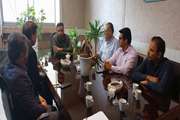 دیدار و گفتگوی رییس و جمعی از کارشناسان شبکه دامپزشکی مشهد با مدیریت جهاد کشاورزی شهرستان در گرامیداشت هفته جهاد کشاورزی