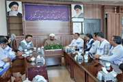 دیدار رئیس و کارکنان شبکه دامپزشکی با رئیس دادگستری شهرستان طرقبه و شاندیز به مناسبت هفته قوه قضائیه