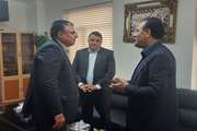 دیدار مدیر کل دامپزشکی خراسان رضوی با فرماندار شهرستان میانجلگه