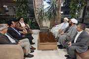 دیدار مدیر کل دامپزشکی خراسان رضوی با آیت الله ربانی نماینده ولی فقیه در وزارت جهاد کشاورزی