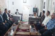 دیدار و گفتگوی رئیس و کارکنان شبکه دامپزشکی نیشابور  با امام جمعه شهرستان