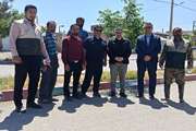 بازدید فرماندار و بخشدار بخش سلیمان از اردوی جهادی در روستای قلعه‌نو شهرستان زاوه