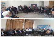 جلسه شورای هماهنگی هیات های مذهبی شهرستان بجستان با حضور رئیس شبکه دامپزشکی