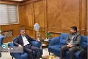  دیدار فرماندار شهرستان زاوه با مدیرکل دامپزشکی استان خراسان رضوی