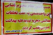 پلمپ آشپزخانه غیر مجاز متخلف، در سبزوار