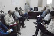 جلسه هم اندیشی کلنیسین ها در محل شبکه دامپزشکی گناباد برگزار شد