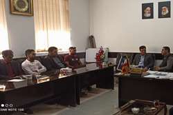 دیدار فرماندار شهرستان باخرز به مناسبت 14 مهر با کارکنان شبکه دامپزشکی