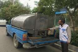 نظارت بهداشتی شبکه دامپزشکی شهرستان فریمان بر جمع آوری و حمل شیرخام