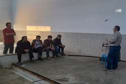 برگزاری کلاس آموزشی تب کریمه کنگو در محل کشتارگاه صنعتی شهرستان درگز 