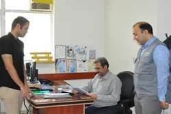 بازدید کارشناس مسئول آموزش دامپزشکی استان از روند آموزش کارآموزان معرفی شده به شبکه دامپزشکی مشهد 