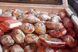 ضبط و معدوم‌سازی ۳۴۲ کیلوگرم مرغ و ۲۷ بسته آلایش تاریخ گذشته در سبزوار