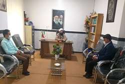 دیدار رئیس و پرسنل شبکه دامپزشکی با امام جمعه شهرستان مه ولات