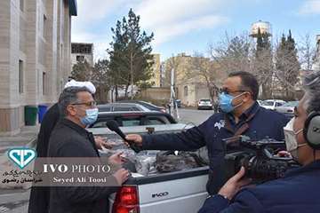 تهیه گزارش تلویزیونی از کشف و ضبط محموله آبزیان حرام در مشهد