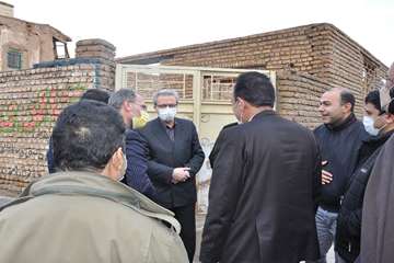 میز خدمت جهادی در سالروز شهادت سردار سلیمانی با حضور مدیر کل در روستای جمالده