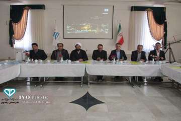 جلسه مسئولین شبکه های استان در شهرستان گناباد با حضور مدیرکل دامپزشکی و رئیس سازمان دامپزشکی کشور