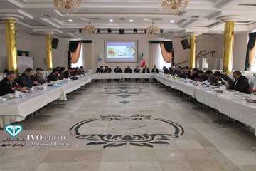 جلسه مسئولین شبکه های استان در شهرستان گناباد با حضور مدیرکل دامپزشکی و رئیس سازمان دامپزشکی کشور