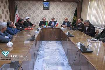 جلسه مسئولین شبکه های استان در شهرستان گناباد با حضور مدیرکل دامپزشکی و رئیس سازمان دامپزشکی کشور