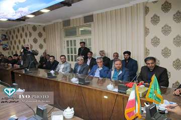 جلسه مسئولین شبکه های استان در شهرستان گناباد با حضور مدیرکل دامپزشکی و رئیس سازمان دامپزشکی کشور