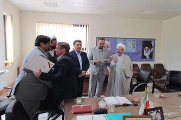 مراسم معارفه رییس جدید شبکه دامپزشکی شهرستان کلات