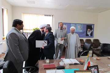 مراسم معارفه رییس جدید شبکه دامپزشکی شهرستان کلات