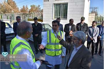 برگزاری مانور آنفلوانزا بمناسبت هفته پدافند غیر عامل