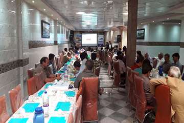 کلاس آموزشی آشنایی با بیماریهای تنفسی طیور برای مرغداران شهرستان نیشابور- مدرس دکتر صدیقی متخصص طیور