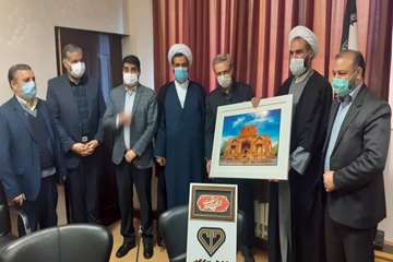 دیدار امام جمعه و فرماندار و مسئولین شهرستان کلات با مدیرکل