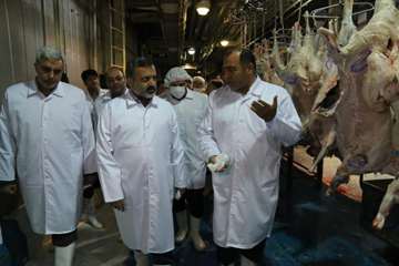 28 شهریور ماه، بازدید استاندار خراسان رضوی از موسسه ی صنعتی گوشت مشهد