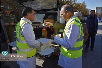 برگزاری مانور آنفلوانزا بمناسبت هفته پدافند غیر عامل