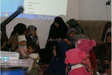 بررسی مشکلات عشایر و برگزاری کلاس آموزشی بروسلوز برای بانوان عشایر با حضور مدیرکل دامپزشکی استان و م