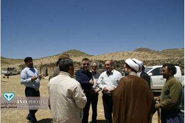 بازدید مدیر کل دامپزشکی استان در معیت نمایندگان مشهد و کلات از مناطق عشایری شهرستان کلات در روز جمعه
