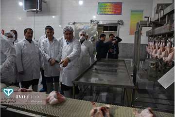 افتتاح خط 2 کشتارگاه سپیدگوشت فریمان با حضور مدیر کل و فرماندار فرمان بمناسبت دهه فجر