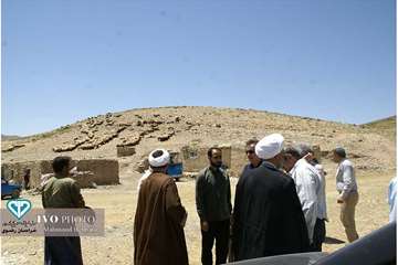 بازدید مدیر کل دامپزشکی استان در معیت نمایندگان مشهد و کلات از مناطق عشایری شهرستان کلات در روز جمعه