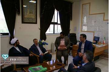 حضور مدیرکل دامپزشکی استان خراسان رضوی در شهرستان کلات و دیدار با فرماندار شهرستان