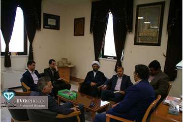 حضور مدیرکل دامپزشکی استان خراسان رضوی در شهرستان کلات و دیدار با فرماندار شهرستان