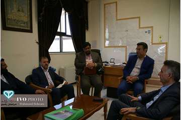 حضور مدیرکل دامپزشکی استان خراسان رضوی در شهرستان کلات و دیدار با فرماندار شهرستان