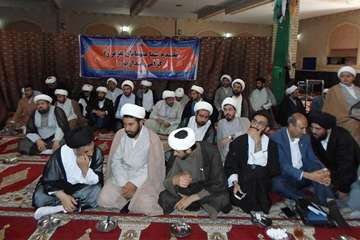 سخنرانی مسئول دفتر نمایندگی ولی فقیه در اداره کل دامپزشکی خراسان رضوی در جمع امامان جماعت در خصوص تش