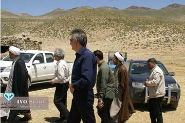 بازدید مدیر کل دامپزشکی استان در معیت نمایندگان مشهد و کلات از مناطق عشایری شهرستان کلات در روز جمعه