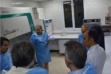 بازدید نمایندگان OIE از آزمایشگاه مرکزی اداره کل دامپزشکی خراسان رضوی