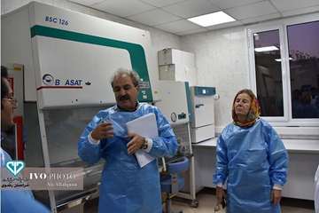 بازدید نمایندگان OIE از آزمایشگاه مرکزی اداره کل دامپزشکی خراسان رضوی