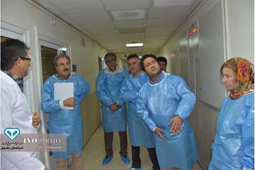 بازدید نمایندگان OIE از آزمایشگاه مرکزی اداره کل دامپزشکی خراسان رضوی