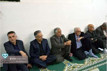 مراسم عزاداری آخر صفر و پذیرایی از عزاداران اهل بیت در اداره کل دامپزشکی خراسان رضوی با سخنرانی نمای