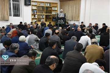 مراسم عزاداری آخر صفر و پذیرایی از عزاداران اهل بیت در اداره کل دامپزشکی خراسان رضوی با سخنرانی نمای